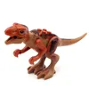 Jurassic Dinosaur Bricks Figur Animal Wild World T-Rex Echo Pterosauria Triceratop Indomirus Rex Byggnadsblock leksak för pojkar