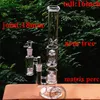 Najnowsze wzory Hookah S3 Wysokie szklane bongs rurka wodna Matryca Perc Ash Catcher Glass Bowl