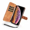 DG. Cas de portefeuille en cuir vintage vintage pour iPhone 12 11Pro Max xR XS 8 7 6S Plus
