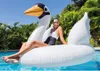 FLAMINGO POOL FLOATS RAF 142 * 137 * 96cm Gigante Inflable Flamingo Pool Floats Tube Raft Adultos Party Pool Natación Flotante DH1069