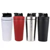 Shaker Cups 304 Stainless Steel Protein For Gym Fitness Sports-4 Colors Large Capacity Milkshake Large Diameter Measure Cup DH0573