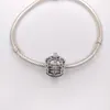 Andy Jewel 925 Sterling Silver Beads Fairytale Crown Clear CZ Charms past Europese Pandora -stijl sieraden armbanden ketting 792058cz