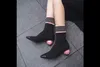 Горячая распродажа- Женщины носки ботинки сексуальные заостренные пальцы короткие ботины мужа абрикосовые коренастые высокие каблуки ботинок женщины ботас женщины