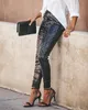 2019 Pantaloni skinny a vita alta da donna Paillettes Glitter Leggings Pantaloni da jogging Clubwear Y2004187360489