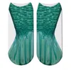 Mermaid 3D Çorap Mermaid Kuyruk Plaj Çorap Mermaid Moda Çorap Harajuku Dijital Baskılı Cosplay Balık Terazi Çorap Komik Boot Hosiery CZYQ4578