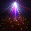 Luci laser Proiettore a LED 96 modelli DJ Illuminazione per feste sul palco 5 sorgenti Aperture Lente Rosso Verde Blu Suono automatico attivato