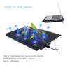 Freeshipping 6 fanów USB Laptop Cooler Baza Wygodne Ergonomiczne Projekt Super Wycisz Laptop Notebook Płytka Wentylatorowa Dla Laptopa Mniej niż 15,6 cal