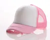 Gorra de camionero para niños de 14 colores, gorras de malla para adultos, gorras de camionero en blanco, gorras Snapback, logotipo personalizado aceptado