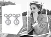 925 Sterling Silver Örhängen Bow-knot Pearl Fashion Stud Örhängen Kristall Högkvalitativa Kvinnor Smycken Partihandel Billiga Pris