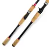 M Power Carbon Travel Rod Travel Lare Fishing Rod 1.8m 2.1m 2.4m 2,7 m 3M Spinning Casting 4 Sekcje Podróż Korka Uchwyt