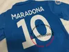 Napoli 1987/1988 Napoli Soccer Jerseys Maradona 10 Alemao Franco Careca Camisetas de Futbol Camicia retrò personalizzata Kit Thailandia Qualità Camicie di calcio Taglia S-XXL 88