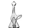 Mini Dab Rig Oil Rigs Glass Pipes Smoking Shsha Bongs 5.5" Fashion Water Pipes 14.4mm with Glass Banger