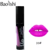 Baolishi 1PCS Marque Velvet Lip Gloss Couleur imperméable Drys Rapidement Long Mat à lèvres Liquide mat