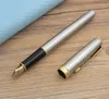 2-teiliges Geschenk Business Parker Sonnet Series Füllfederhalter aus Edelstahl mit goldenem Rand