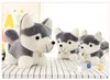 Poupée Husky sibérienne 2 Hu peluche chien grande simulation poupée animale poupée enfants dormir oreiller f33