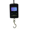 10g 40kg digitala vågar Hem LCD-skärm Hängande krok Bagagefiske Viktskala Fashion Portable Mini Electronic Scales OOA10006