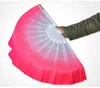 5 kleuren Chinese Silk Hand Fan Belly Dancing Short Fans Stage Performance Fans Props for Party 50 St. 50 St. H05298368597