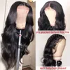 Brazilian Body Wave Glueless Lace Front Human Human Wigs para mulheres negras pré arranjaram com cabelo natural Bebê cabelo 150% de densidade