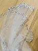 Elbow Length Ivory White Wedding Bridal Veils Beaded Simple With Comb Bride 1T 15m Long Customized2972842