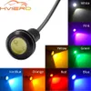 18mm bil LED Röd Eagle Eye DRL Dagtid Running Lights Backup Reversering Parkering Signallampor Vattentät Motorcykel Dimljus