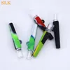 glass tobacco burner pipe mini one hitter silicone smoking pipe dab rig glass bong with smoking accessories