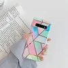 Plating stitching marble pattern is suitable for S11 / A51 protective cover S10 / S8 / S11P silicone mobile phone case