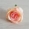 50pcs 8CM Artificial Rose Flower Heads Silk Decorative Supermarket Background DIY Road Led Wedding Wall Bouquet Sencery Accessory 4221957