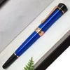 M pen lucky star series Unique design roller ball pens made of High grade blue ceramic office writin supply gift for boyfriend