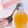 Yeni Antik Anahtarlık Mini Anahtarlık Bira Şişe Açacağı Düğün Favor Parti Hediye Kartı Ambalaj