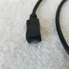 Micro B Female to Mini B Женский USB-кабель для передачи данных, удлинительный провод для телефона, камера передачи данных, телефон Android, черный, 50 см