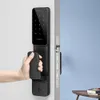 MIJIA HOME SMART MI Drzwi Dotykowe Elektroniczne Lock Live FingerPrint Odblokuj Blokada Drzwi Push-Pull Type Black