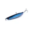 HENGJIA 50 pz/lotto Minnow esca da pesca in acqua salata spigola Deep Diver plastica esca dura galleggiante pesca artificiale Wobbler esca ganci