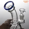 Glass Bong Smoke Water Pipe Heady Tube Oil Rig 14mm Female Frosted Joint Diffuser Percolator Bubbler Thick Hookah 977