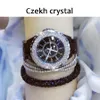 2018 haut montre-bracelet de luxe de la marque pour les femmes dames de bande montre en céramique blanche femmes de mode montres à quartz strass noir BS V191116