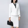 White Mother of the Bruid Suits Slim Fit Vrouwen Business Past Tuxedo Blazer voor Wedding (Jack + Pants)