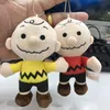 Kinder weiche Kuscheltiere Spielzeug 13cm Snoopy Hund Charlie Brown Plüsch kawaii Snoopy Puppen Bagpack Anhänger 4 Styles Kindergeschenke