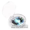 Bande de maquillage de marque privée personnalisée cils de vison 3D doux naturel long moelleux entrecroisé épais 25MM 5D cils de vison cristal diamant boîte ronde