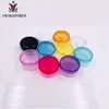 Free 10pcs/lot 3g Round Empty Cosmetic Container,Small Sample Nail Art Canister,Eyeshadow Cream Jar