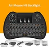 Drahtlose Tastatur mit Hintergrundbeleuchtung, H9 Fly Air Mouse, Multimedia-Fernbedienung, Touchpad, Handheld, QWERTY mit Schwarzlicht, für Android TV BOX