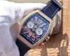 V45 Relógios de moda Blue iate 7750 RELÓGIOS DE DESIGNER DE MOVIMENTO COM 44MM MLUXURY Watch Movimento mecânico automático Montres de Lux7430454