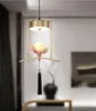 Creativo nuevo chino pequeño candelabro restaurante bar candelabro de una sola cabeza personalidad estilo chino mesa balcón arte luz