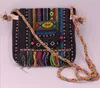 5pcs Work Messenger Hafted Ethnic Style Tribal frędzle Fringed Cross Body Bag