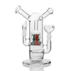 glass oil burner pipes water bongs hookahs recycler bong smoking pipe accessory nail rigs shisha 32cm tall