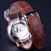 ForsiNing 2017 Luxury Rose Golden Series Moon Phase Calendar Calendrier Design Clock Men Automatic Watch Top Brand Luxury Male Male Wrist1531592