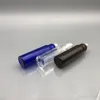 DIK 1 / 3OZ 10 ML Etherische olierolfles met roestvrijstalen roller hervulbare parfum deodorant containers buis helder amber blauw