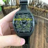 2019 Vanguard Carbon Krypton Montre pour homme Montre de sport super lumineuse Suisse 0800 Automatique Mécanique 28800 vph Saphir Cristal Wate273B