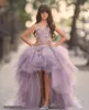 結婚式のためのフラワーガールズドレスアプリケーション手作り花Tutu Skirt Girls Pageant Dresses for Teens236e