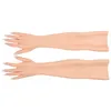 Guante de silicona artificial Cubierta protectora protésica Cicatrices Patrón de piel altamente simulado para lesiones de manos femeninas Ocultar cicatrices