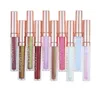 60 pçs / lote DHL Cristal Brilho Lip Gloss Holográfica Tatuagem Labial Líquido Batom Sereia Pigmento Glitter Lip gloss Metálico maquiagem