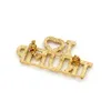 I love trump Brooch pins rhinestone letter glitter brooches women fashion heart pins party favor gifts Jewelry 100pieces LJJA2872